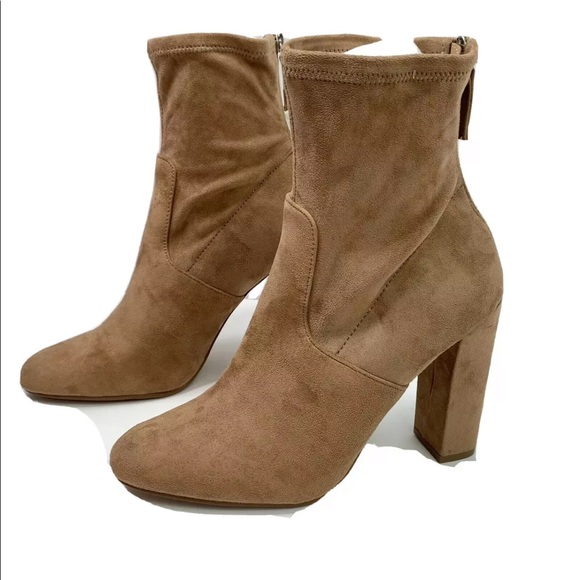 Steve Madden Brisk Camel Ankle Bootie sz 8.5 $98 - Picture 3 of 11
